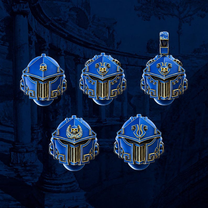 Legio Prima Victrix Heads - Impetum Alis - 5 - 16k Resin - DakkaDakka - Bitz / Tabletop / Wargaming / Grimdark image 2