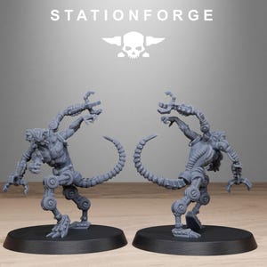 Raticus Technoclaw | Station Forge 16k Resin Miniatures | 28mm 32mm Tabletop Wargaming | Unpainted image 4