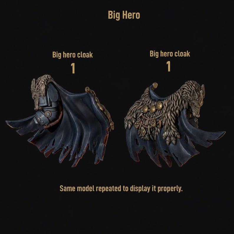 Primal Hounds - Big Armor Hero Pack - 16k Resin - GreyTide Studio - Wolves / Space Warriors / Bitz / Tabletop / Wargaming / Grimdark 画像 3