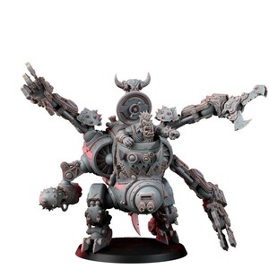 Dreadnought a Jato Ork | Miniaturas de Resina 16k | 28 mm 32 mm para Jogos de Mesa | Sem Pintura imagem 8