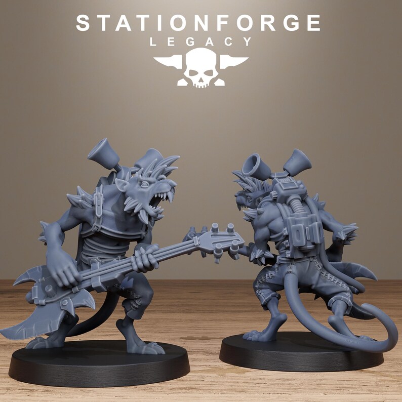 Rotfang Infantry | Station Forge 16k Resin Miniatures | 28mm 32mm Tabletop Wargaming | Unpainted image 7