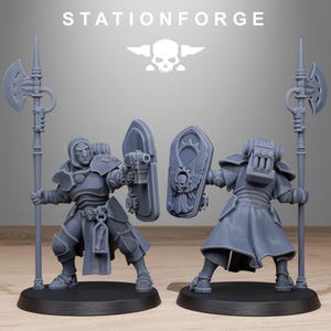 Vodalites Purifiers | Station Forge 16k Resin Miniatures | 28mm 32mm Tabletop Wargaming | Unpainted image 8