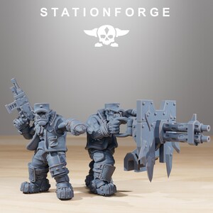 Orks Orkaz Run Rolla | Station Forge 16k Resin Miniatures | 28mm 32mm Tabletop Wargaming | Unpainted image 8