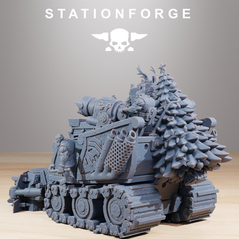 Orkaz Festivator | 16k Resin Miniatures | 28mm 32mm Tabletop Wargaming | Unpainted Tree