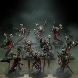 Serpientes Carroñeras / Miniaturas de Resina Station Forge 16k / 28 mm 32 mm Juegos de Guerra de Mesa / Sin Pintar imagen 1
