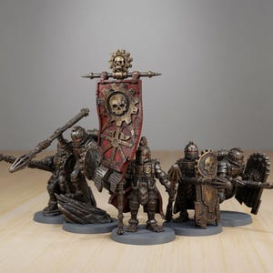 Scavenger Legio | Station Forge 16k Resin Miniatures | 28mm 32mm Tabletop Wargaming | Unpainted image 7