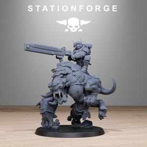 Tarion Beasts | Station Forge 16k Resin Miniatures | 28mm 32mm Tabletop Wargaming | Unpainted image 9