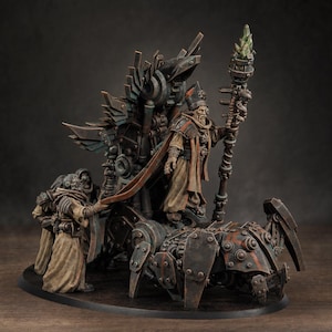 Scavenger Priest | Station Forge 16k Resin Miniatures | 28mm 32mm Tabletop Wargaming | Unpainted image 1