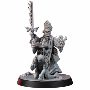 Space Knights Inquisitor Redemptor | Miniatury z żywicy 16k | 28 mm 32 mm Gry bitewne | Niepomalowane zdjęcie 4