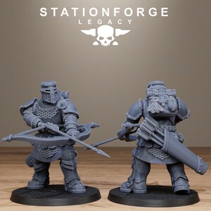 Legacy Solaris Lightwatch | Station Forge 16k Resin Miniatures | 28mm 32mm Tabletop Wargaming | Unpainted image 4