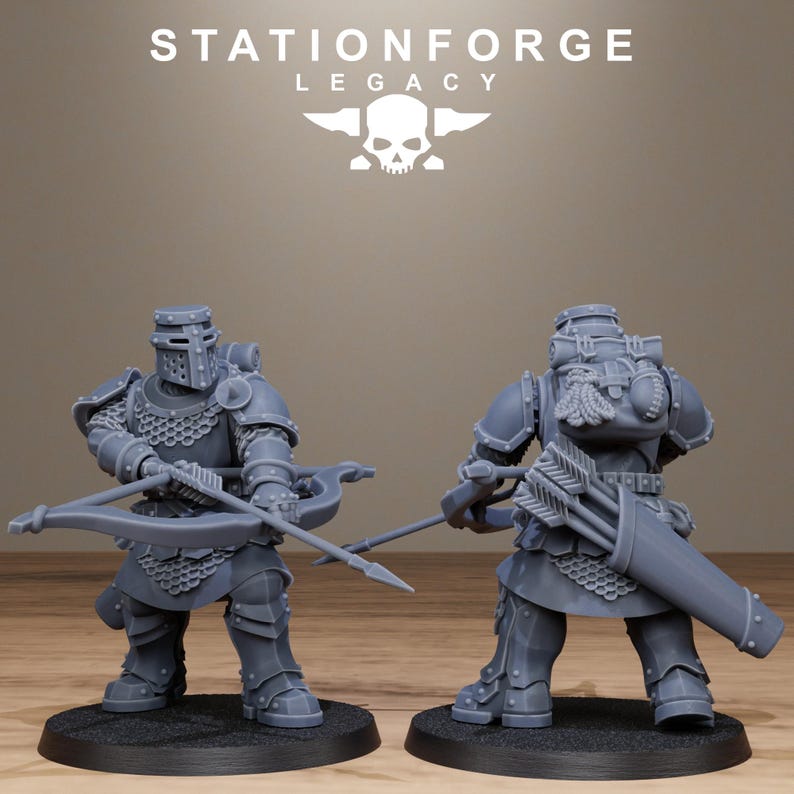 Legacy Solaris Lightwatch | Station Forge 16k Resin Miniatures | 28mm 32mm Tabletop Wargaming | Unpainted image 4