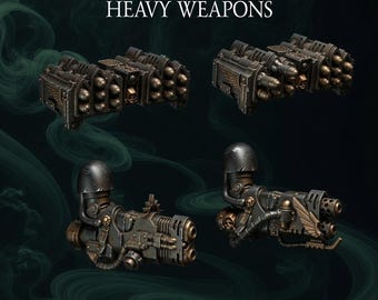 Eternal Pilgrims - Termi pack - Heavy Weapons - 16k Resin - GreyTide Studio - Holy Warriors / Bitz / Tabletop / Wargaming / Grimdark