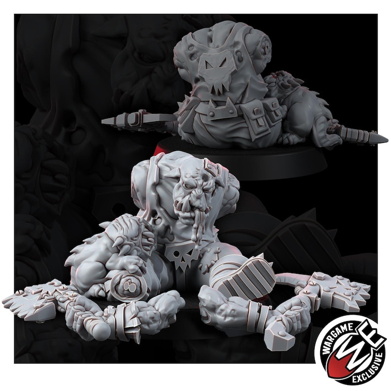 Ork Corpses Battlefield Set | 16k Resin Miniatures | 28 mm 32 mm Tabletop Wargaming | Ongeverfd afbeelding 4