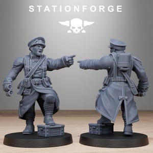 Grimguard Battlefront | Station Forge 16k Resin-Miniaturen | 28 mm/32 mm Tabletop-Wargaming | Unbemalt Bild 8
