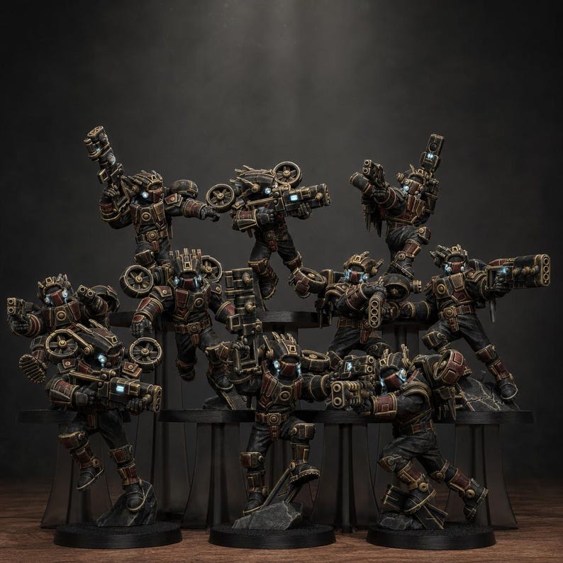 Tarion Skyguards | Station Forge 16k Resin Miniatures | 28mm 32mm Tabletop Wargaming | Unpainted 画像 1