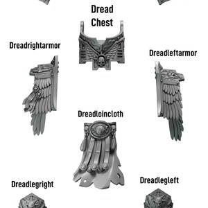Señores Carmesíes - Armadura Antigua - Resina 16k - GreyTide Studio - Sangre / Guerreros Espaciales / Piezas / Juegos de Mesa / Wargaming / Grimdark imagen 3