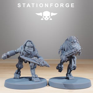 Aasetershalflingen | Station Forge 16k Resin Miniatures | 28 mm 32 mm Tafelbladoorlogsspellen | Ongeverfd afbeelding 5