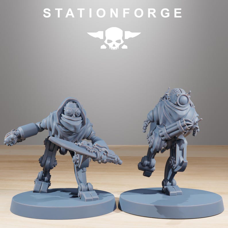 Aasetershalflingen | Station Forge 16k Resin Miniatures | 28 mm 32 mm Tafelbladoorlogsspellen | Ongeverfd afbeelding 5
