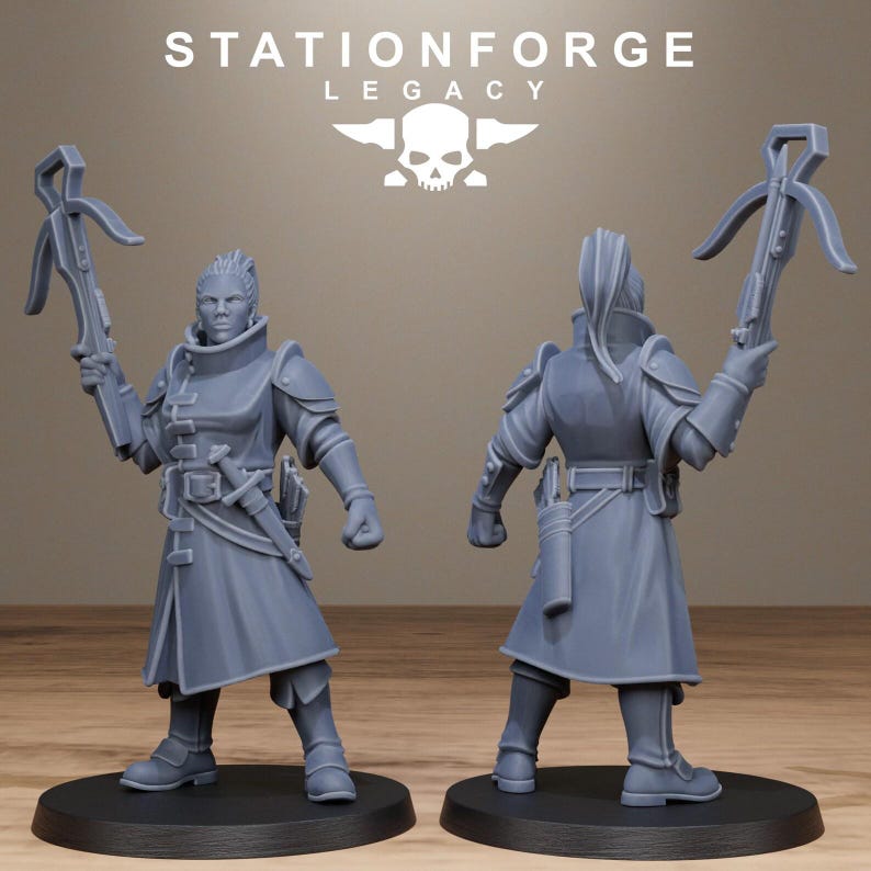 Legacy Thorncrest Trackers | Figurines en résine Station Forge 16k | 28 mm et 32 mm | Jeux de figurines | Non peintes image 10