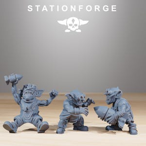 Orks Orkaz Run Rolla | Station Forge 16k Resin Miniatures | 28mm 32mm Tabletop Wargaming | Unpainted image 6