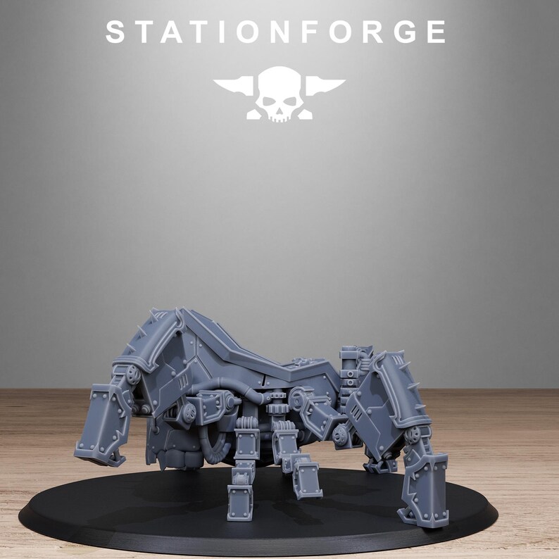 Scavenger Lectern Walker | Station Forge 16k Resin Miniatures | 28mm 32mm Tabletop Wargaming | Unpainted image 5