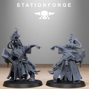 Grimcorp Firers | Station Forge 16k Resin Miniatures | 28mm 32mm Tabletop Wargaming | Unpainted image 10