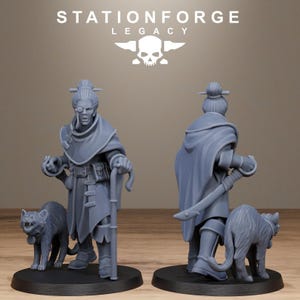 Legacy Thorncrest Trackers | Figurines en résine Station Forge 16k | 28 mm et 32 mm | Jeux de figurines | Non peintes image 2