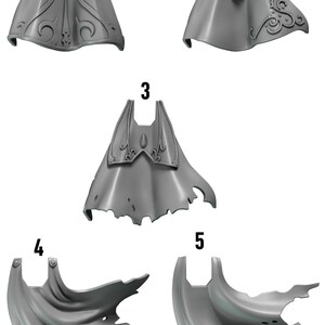 Crimson Lords - Capes - 16k Resin - GreyTide Studio - Blood / Space Warriors / Bitz / Tabletop / Wargaming / Grimdark image 2