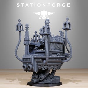 Vodalites Pulpit | Station Forge 16k Resin Miniatures | 28mm 32mm Tabletop Wargaming | Unpainted image 3