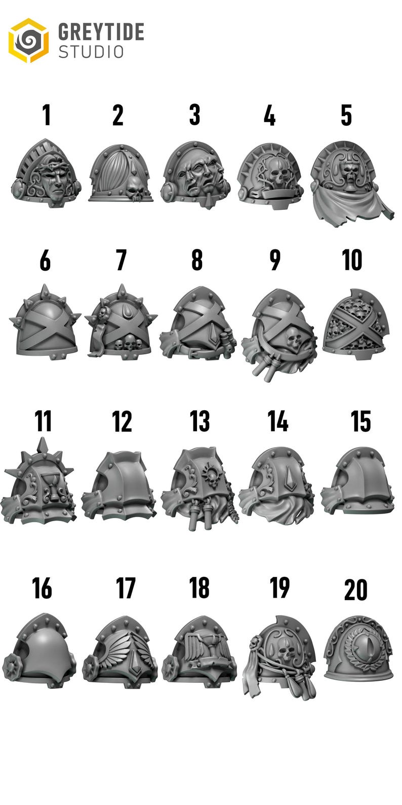 Crimson Lords - Spallacci #3 - Resina 16k - GreyTide Studio - Sangue / Guerrieri spaziali / Bitz / Gioco da tavolo / Wargaming / Grimdark immagine 3