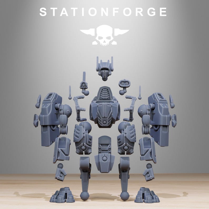 Tarion Elder Mech Mk1 Builder Kit | Station Forge 16K Resin Miniature (28mm/32mm) image 8