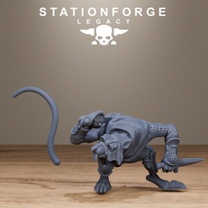 Legacy Rotfang Assassins | Station Forge 16k Resin Miniatures | 28mm 32mm Tabletop Wargaming | Unpainted image 10