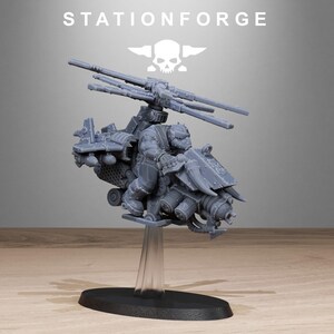 Orks Orkaz Kopters | Station Forge 16k Resin Miniatures | 28mm 32mm Tabletop Wargaming | Unpainted image 5