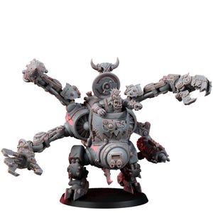Dreadnought a Jato Ork | Miniaturas de Resina 16k | 28 mm 32 mm para Jogos de Mesa | Sem Pintura imagem 5