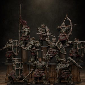 Legacy Solaris Lightwatch | Station Forge 16k Resin Miniatures | 28mm 32mm Tabletop Wargaming | Unpainted image 1