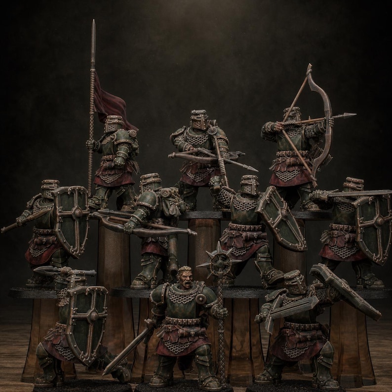 Legacy Solaris Lightwatch | Station Forge 16k Resin Miniatures | 28mm 32mm Tabletop Wargaming | Unpainted image 1