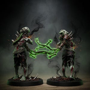 Techno Savanger Necromants | Station Forge 16k Resin Miniatures | 28mm 32mm Tabletop Wargaming | Unpainted image 7