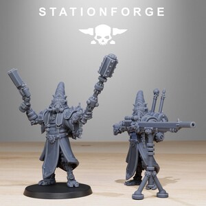 Scavenger Hooded Cultists | Station Forge 16k Resin Miniatures | 28mm 32mm Tabletop Wargaming | Unpainted image 3