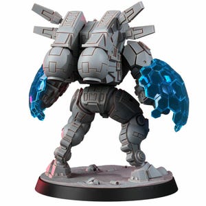 Horizon Battlesuit | 16k Resin Miniatures | 28mm 32mm Tabletop Wargaming | Unpainted image 3