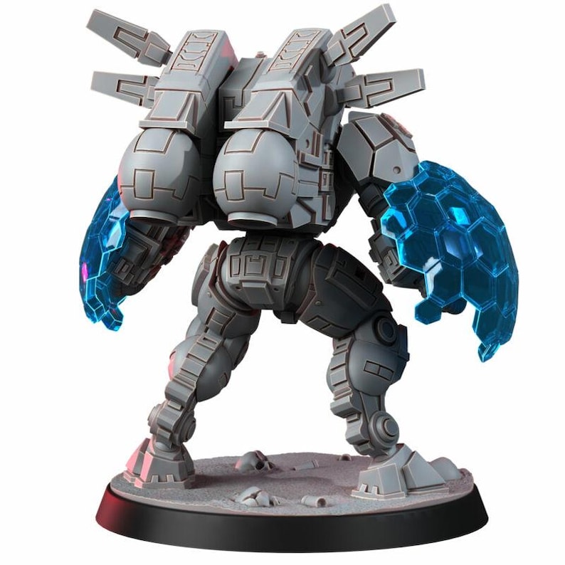 Horizon Battlesuit | 16k Resin Miniatures | 28mm 32mm Tabletop Wargaming | Unpainted image 3