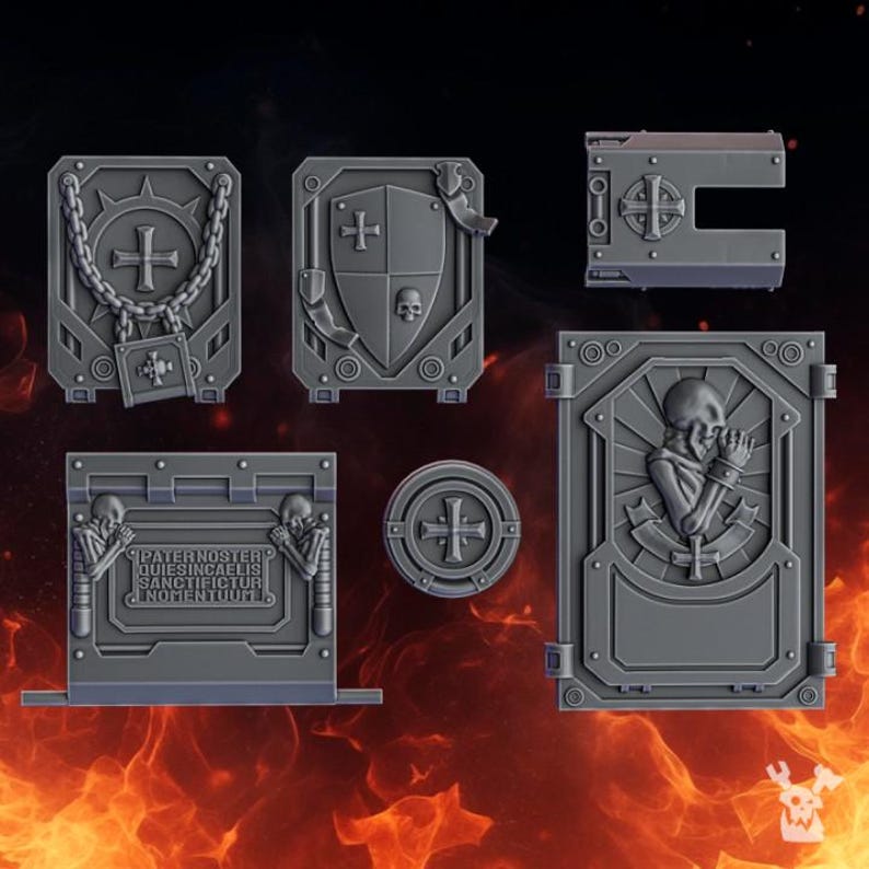 Pactum Aeternum Crusader APC Bits - 16k Resin - DakkaDakka - Templar Warriors / Bitz / Tabletop / Wargaming / Grimdark image 2