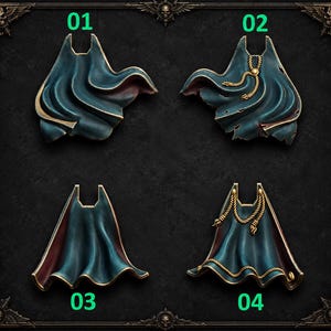Peregrinos Eternos - Capas - Resina 16k - GreyTide Studio - Guerreros Sagrados / Guerreros Espaciales / Piezas / Juegos de Mesa / Juegos de Guerra / Grimdark imagen 1