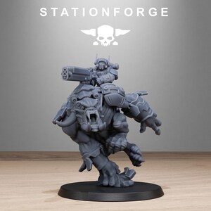 Tarion Beasts | Station Forge 16k Resin Miniatures | 28mm 32mm Tabletop Wargaming | Unpainted image 8