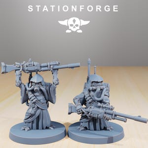 Chatarreros / Miniaturas de resina Station Forge 16k / 28 mm 32 mm Juegos de guerra de mesa / Sin pintar imagen 8