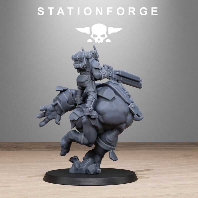 Tarion Beasts | Station Forge 16k Resin Miniatures | 28mm 32mm Tabletop Wargaming | Unpainted image 6