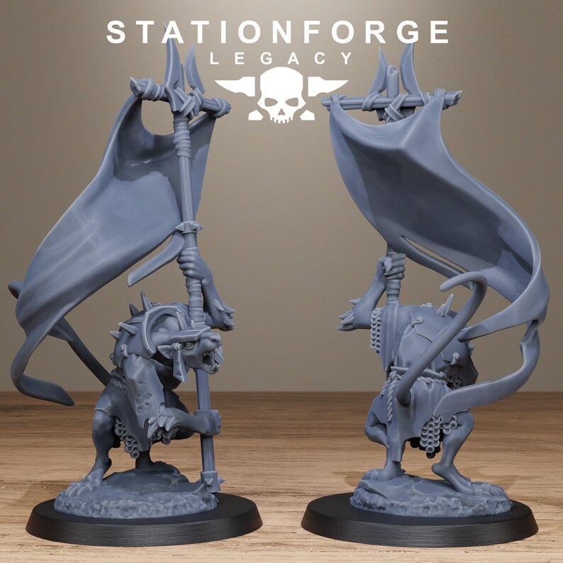 Legacy Rotfang Melee Infantry | Station Forge 16k Resin Miniatures | 28mm 32mm Tabletop Wargaming | Unpainted image 3