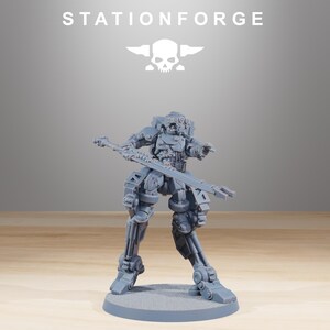 Scavenger Wayfarer Part 1 | Station Forge 16k Resin Miniatures | 28mm 32mm Tabletop Wargaming | Unpainted image 10