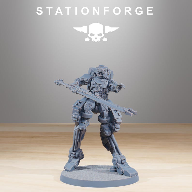 Scavenger Wayfarer Part 1 | Station Forge 16k Resin Miniatures | 28mm 32mm Tabletop Wargaming | Unpainted image 10