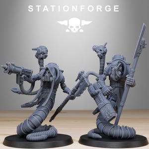 Serpientes Carroñeras / Miniaturas de Resina Station Forge 16k / 28 mm 32 mm Juegos de Guerra de Mesa / Sin Pintar imagen 6