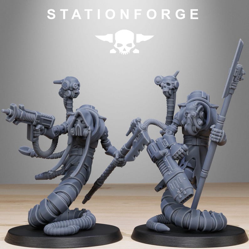 Serpientes Carroñeras / Miniaturas de Resina Station Forge 16k / 28 mm 32 mm Juegos de Guerra de Mesa / Sin Pintar imagen 6
